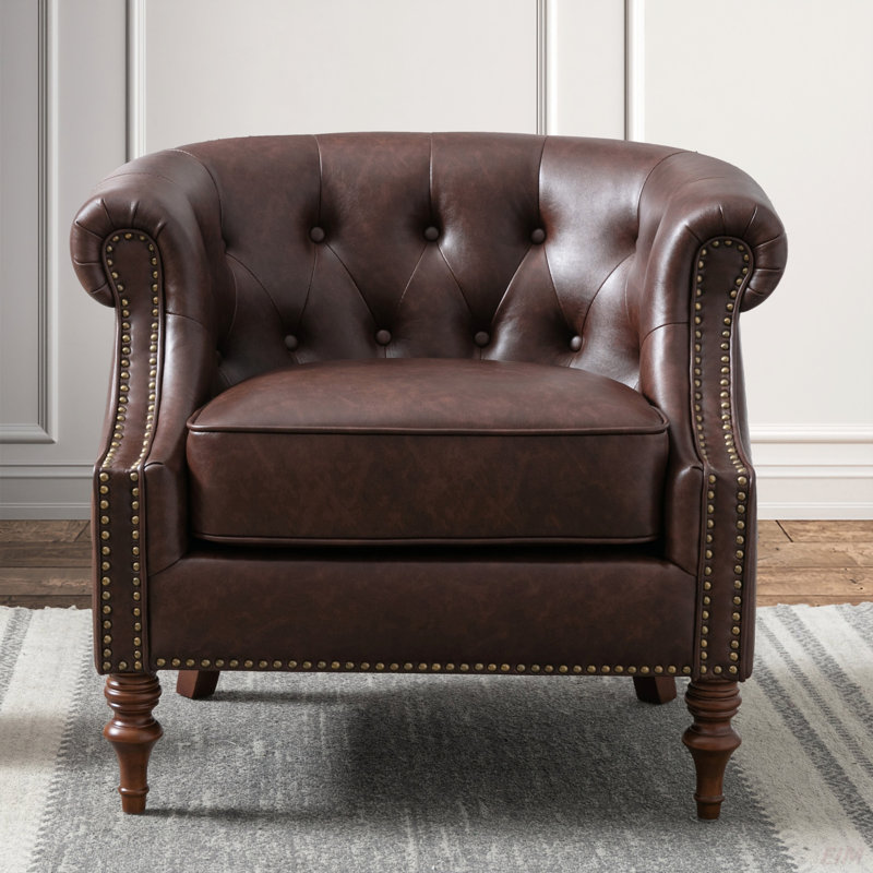 Fauteuil d'appoint capitonné Ophelia (fauteuil d'appoint)
