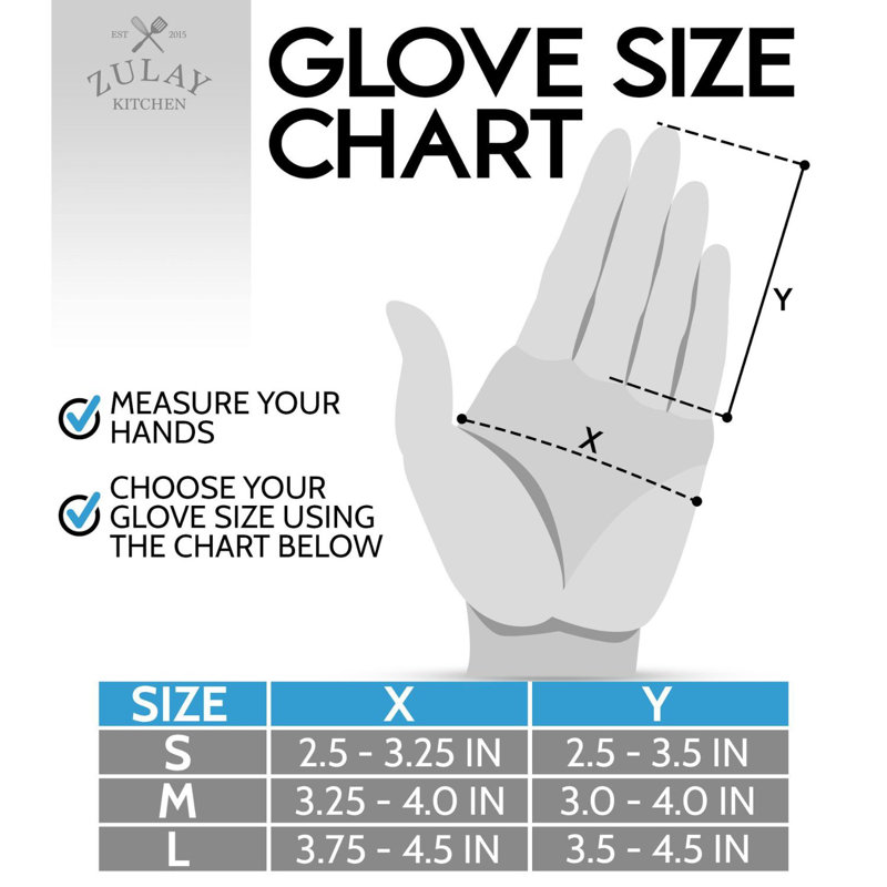 Zulay Cut Resistant Gloves Food Grade Level 5 Protection - Comfortable Safety Cut Resistant Work Gloves, Medium, Black