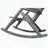 Heavy-Duty Fir Wood Porch Rocker with Ergonomic Design-1586266550