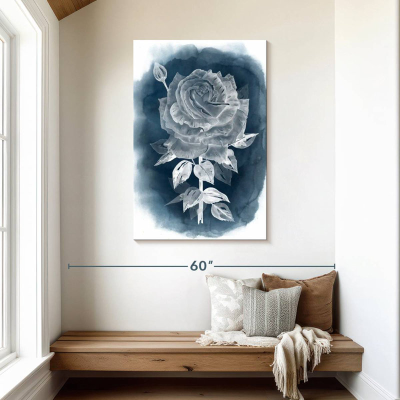 Harnek Ghost Rose I, 45" H x 30" W