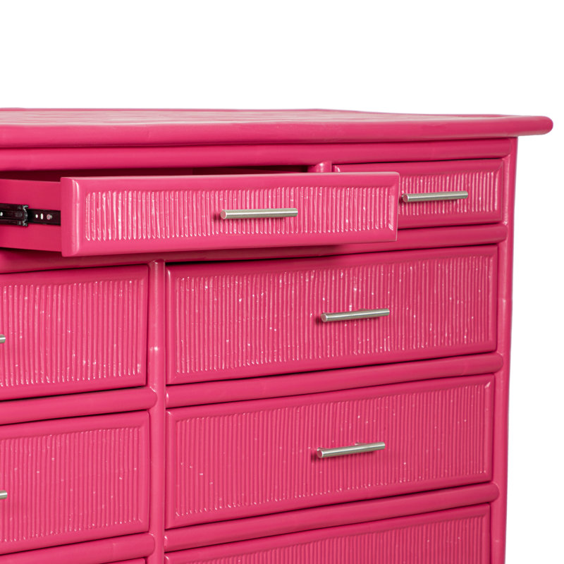 Bermuda 9 - Drawer Dresser, Hot Pink
