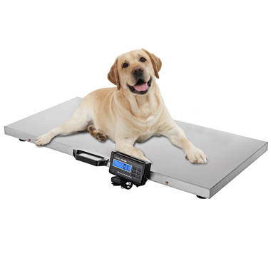 W.C. Redmon Large Precision 225-pounds Digital Pet Scale Black 7475 With  Case