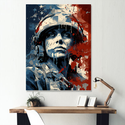 Palette de patriots de soldat militaire - salon d'art mural militaire