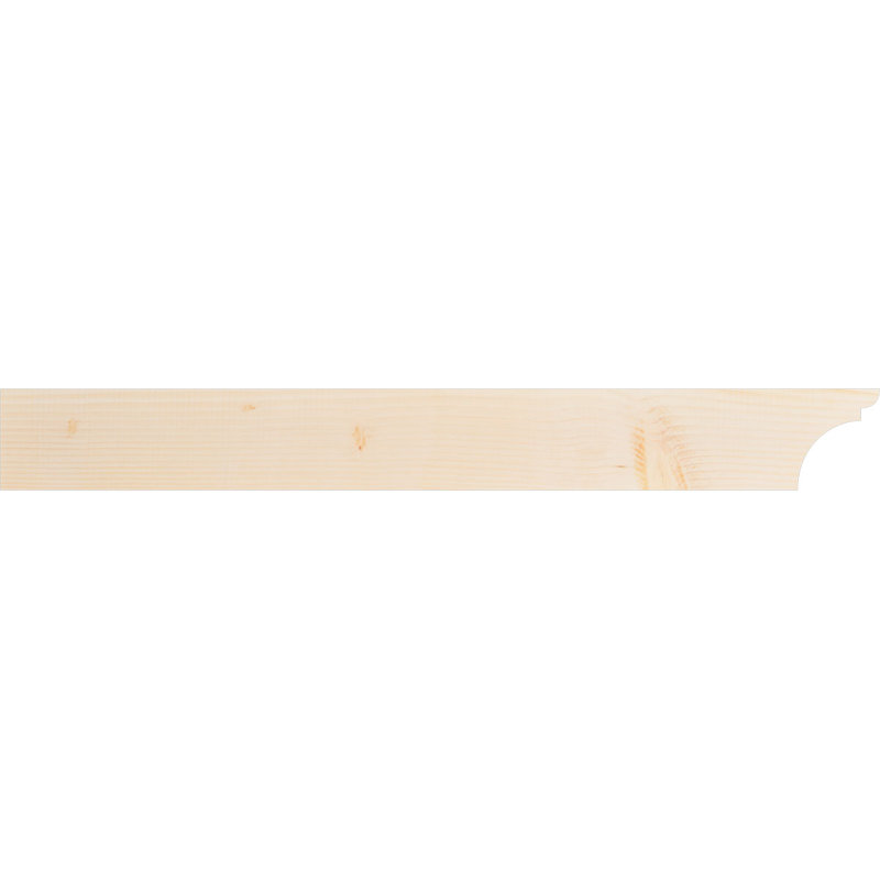 Yorktown Smooth Rafort Tail, Sapin de Douglas, H 6 po x l 48 po x P 5,5 po
