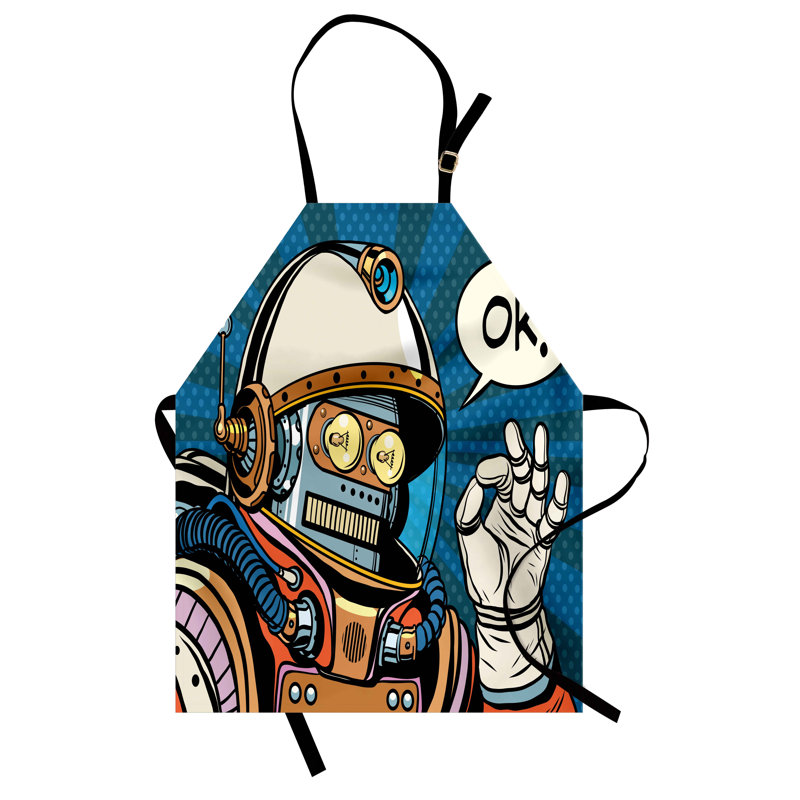 No Pattern Bib Apron