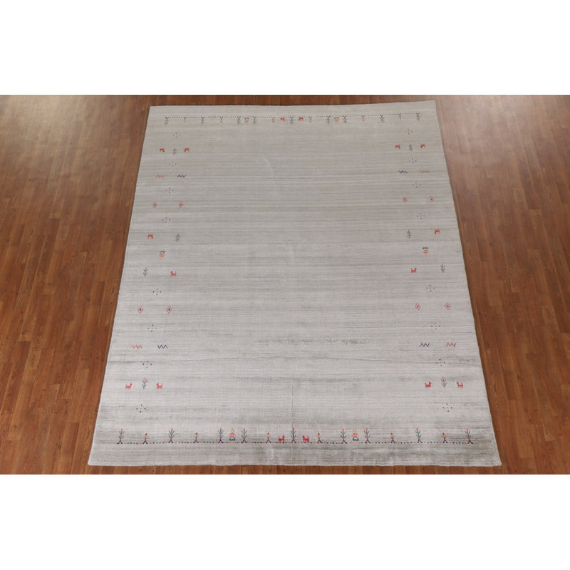Tapis indien fait à la main Gabbeh 8 x 10