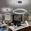 Lustre moderne en cristal noir-1692604675