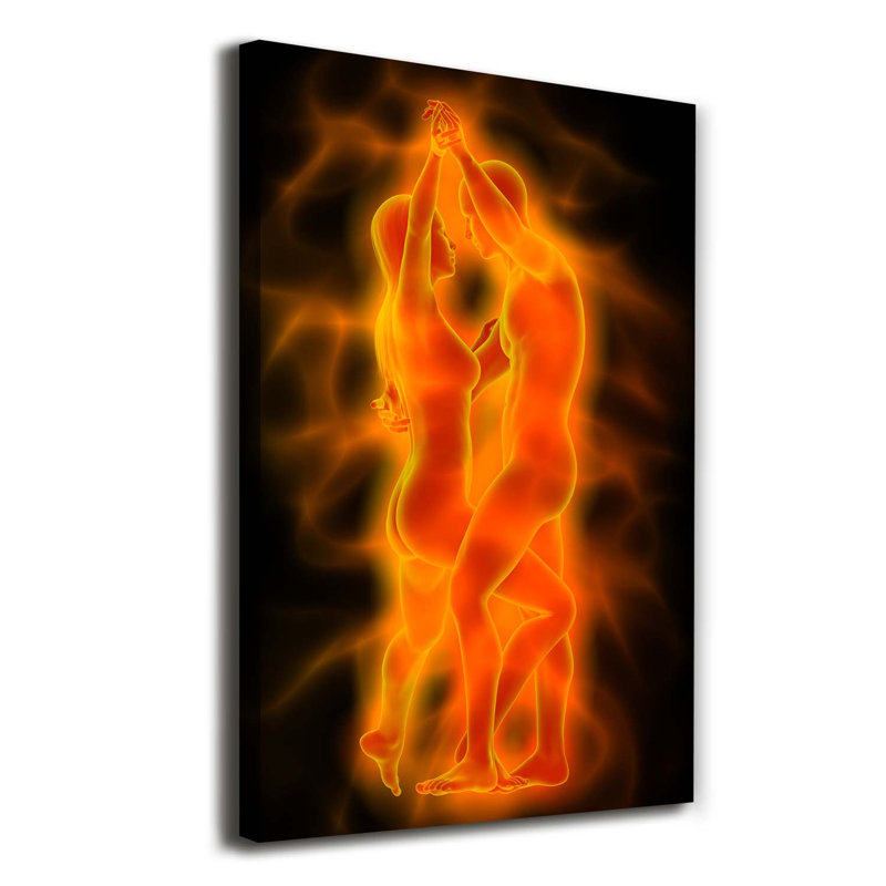Dancing Couple - Wrapped Canvas Print