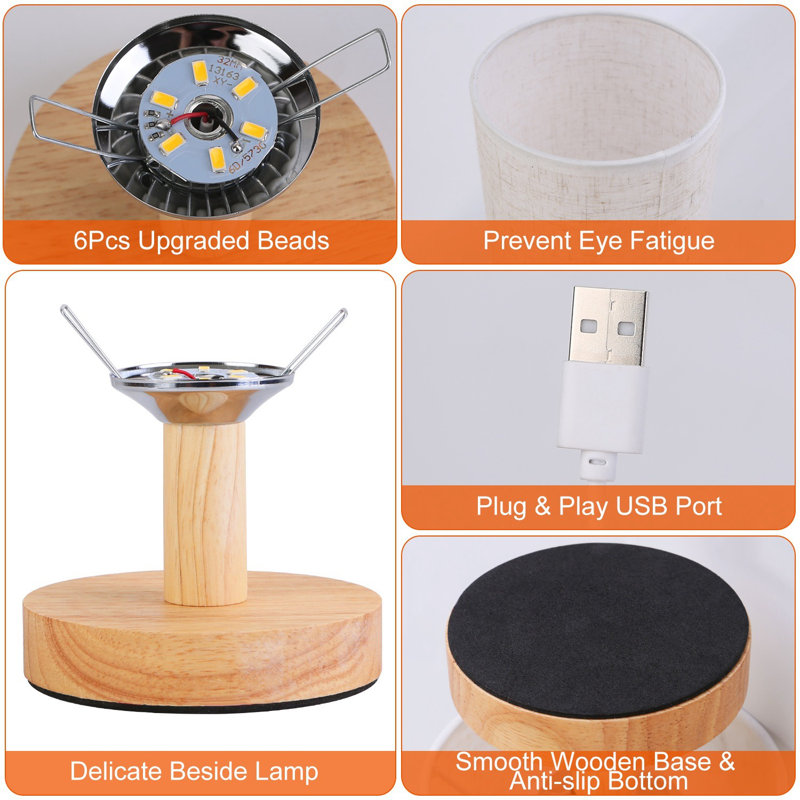 Nieya Wood Table Lamp