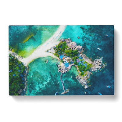Koh Pha- Ngan In Ko Tao Thailand - Wrapped Canvas Print
