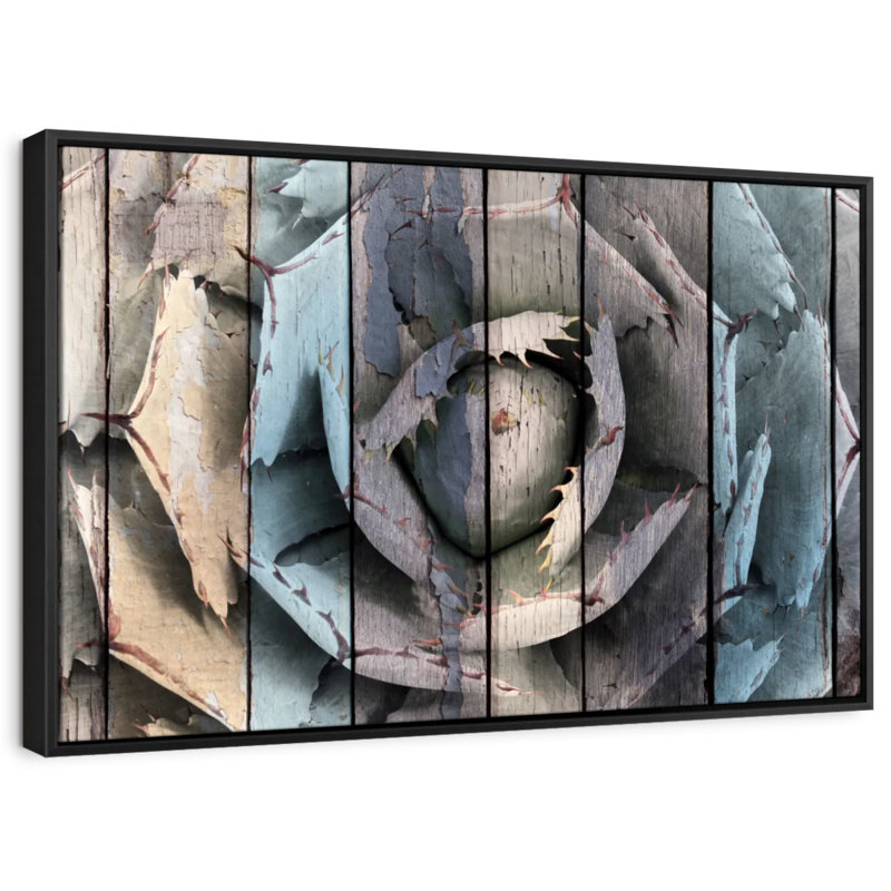 " Rustic Succulent Plant ", 17" H x 25" W