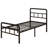 16 Inch Metal Bed Frame with Headboard and Footboard-902755340
