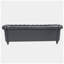 Canapé Chesterfield à accoudoirs roulés en similicuir 84,65 po Lought-995973407
