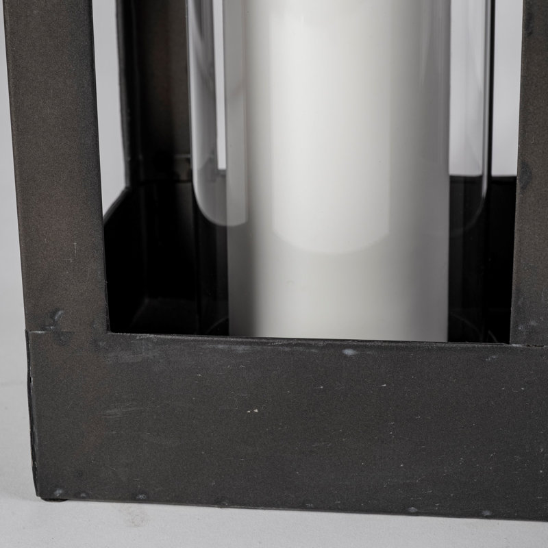 Lanterne de table, H 33,9 po x l 9,4 po x P 9,4 po