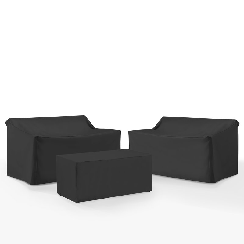 Furniture Covers Outdoor Conversation Set Cover, Black