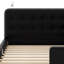 Lit plateforme tapissier avec lampes de lecture-330078128