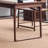 Rustic Solid Elm Wood Study Desk