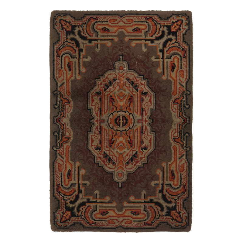 Vintage One-of-a-Kind 4'3X6'7 Hand Knotted Area Rug