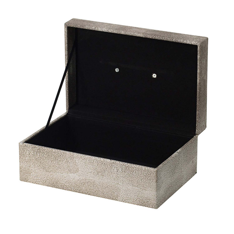 Ensemble de 2 boîtes décoratives à imprimé texturé Lamoureux