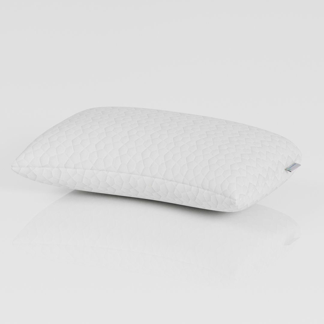Serenity Queen Size Pillow Adjustable Comfort, CertiPUR-US, Extra Shredded Memory Foam Pack White Noise