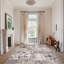 Lorenz Brushstroke Texture Cream Modern Area Rug Soft Polyester Pile with Cotton Blend Backing Style Carpet-809120272