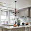 Luminaire suspendu campagnard imitation bois 16 pouces Davi