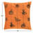  Pumpkin Bat Witch Spider Square Velvet Pillow Cover & Insert