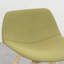 Tabouret Mid-Century (2) - Siège rembourré, placage de bois, repose-pieds, solution de siège polyvalente pour la maison de 2 tabourets