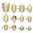 5'' H Glass Tabletop Votive Holder-823375028