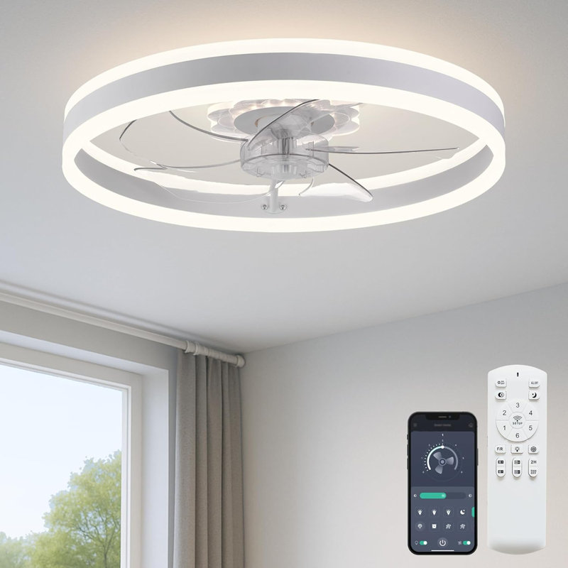 Flat-Mounted Ceiling Fan