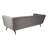 Ellar 90.2" Velvet Flared Arm Sofa