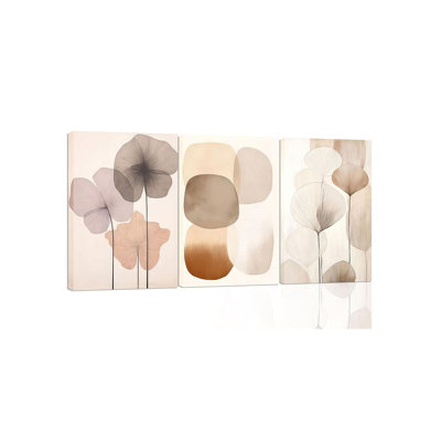 3 Piece Wrapped Canvas Wall Art