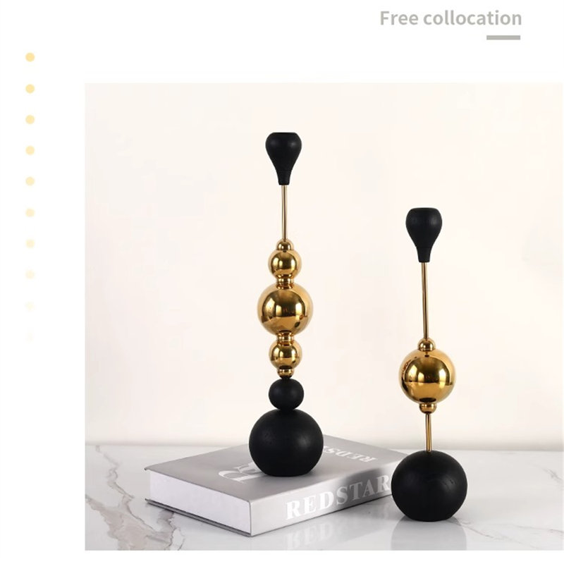 14.96'' H Metal Tabletop Candlestick