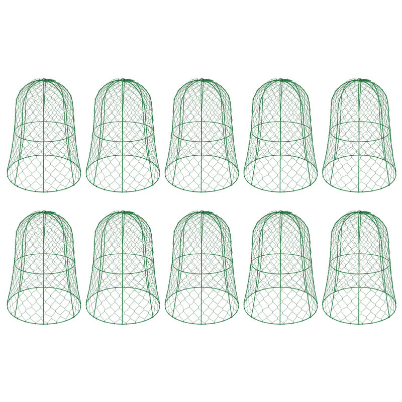 YaoTown Plant Protector and Cover Garden Wire Cloche Accessory, Green