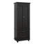Armoire de rangement haute avec portes et tiroirs, armoire de rangement pour salle de bain avec tablettes réglables, rangement autoportant-1434637777