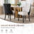High-End Tufted Dining Chair Set, Velvet Upholstery With Nailhead Trim And Back Pull Ring, Solid Wood Legs-510191850-510191849