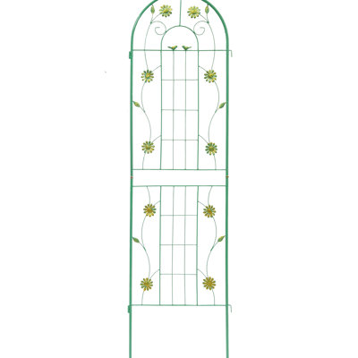 4 treillis de jardin en métal 71 po x 19,7 po, antirouille pour les plantes d'extérieur, support à fleurs - méthode d'assemblage facile, treillis de composition de fer 4, plante grimpante, piédestal, assemblage sans effort, Constitution