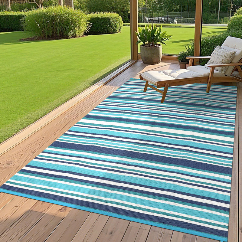 Area Rug, Blue, Rectangle 270 x 366 cm