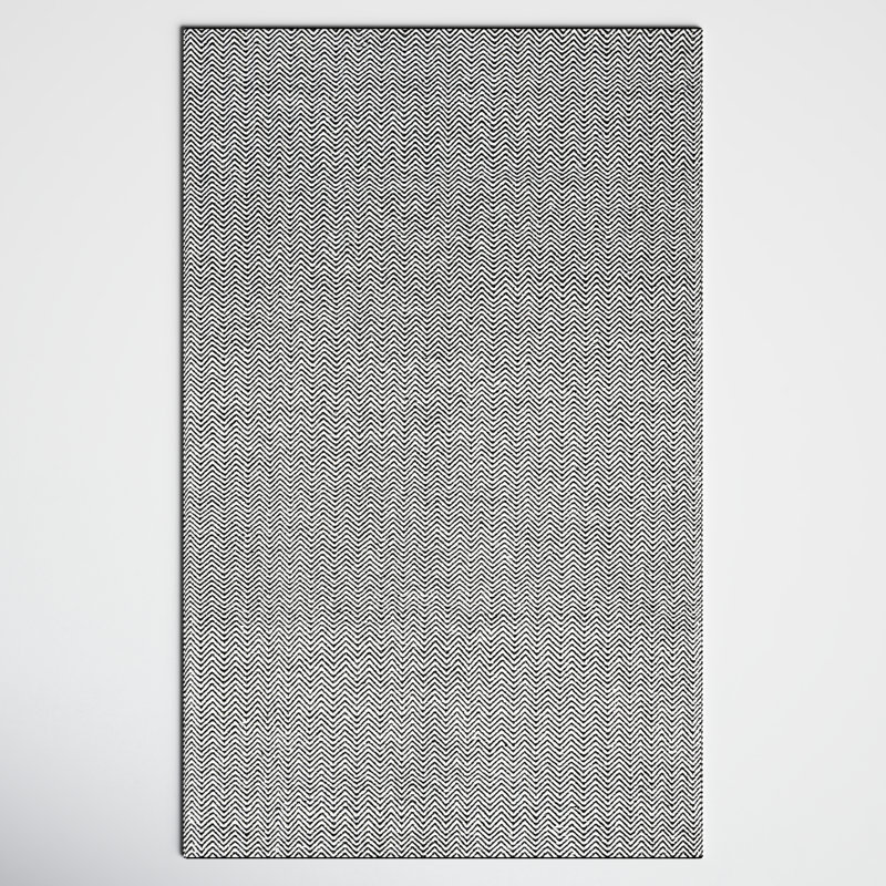 Rita Performance Wool Chevron Indoor Rug, Rectangle 3' x 5'