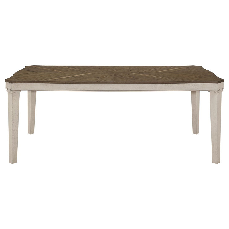 Seaside Nutmeg and Rustic Cream Dining Table