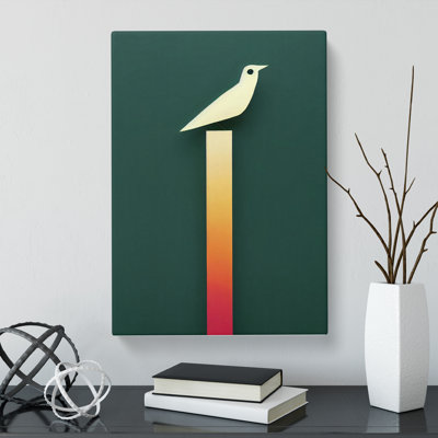 Bird Minimalism - Wrapped Canvas