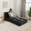 Canapé convertible convertible en tissu-1152133400