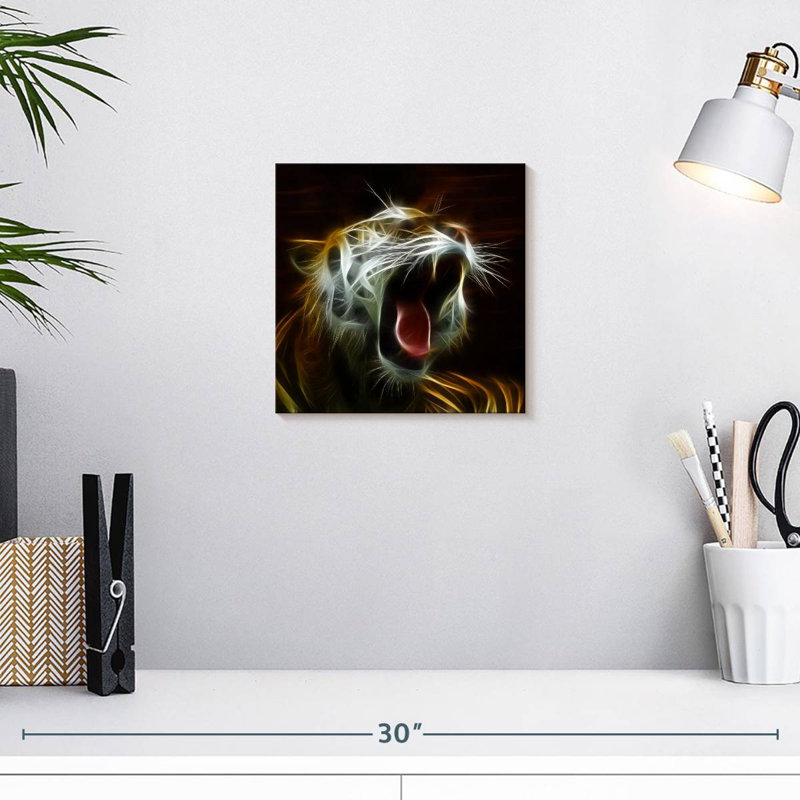 Tigre Brampt, H 10 po x l 10 po