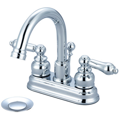Brentwood Centerset Bathroom Faucet with Drain Assembly