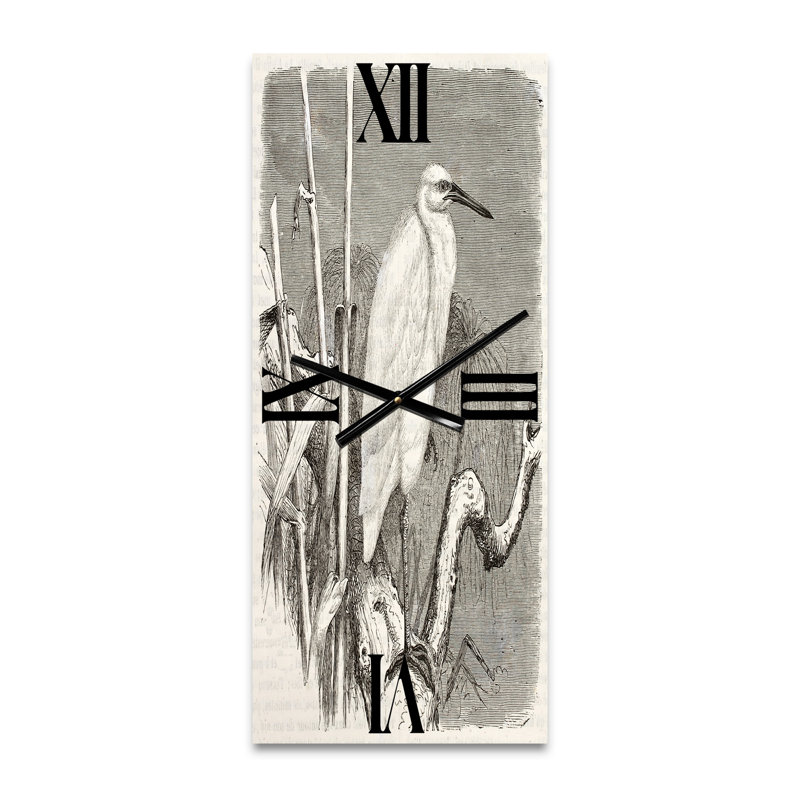 Horloge murale petite aigrette, Grand