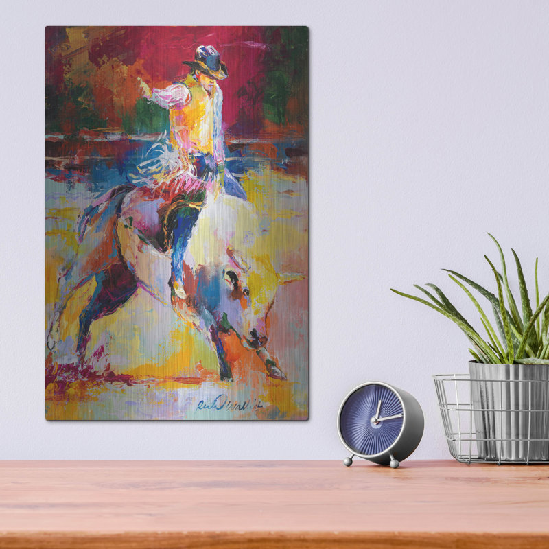 «Rodeo» par Richard Wallich, H 16 po x l 12 po