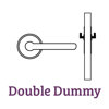 Alpine Lever 03 Full Dummy Set with Square Rose