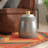 Concrete Top End Table - Silver-499578128