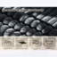 59 Inch Convertible Futon Sofa Bed with Deep Seat, Cloud Corduroy Foldable Mattress for Living Room, Dark Gray