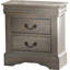Table de chevet 2 tiroirs Bibb
